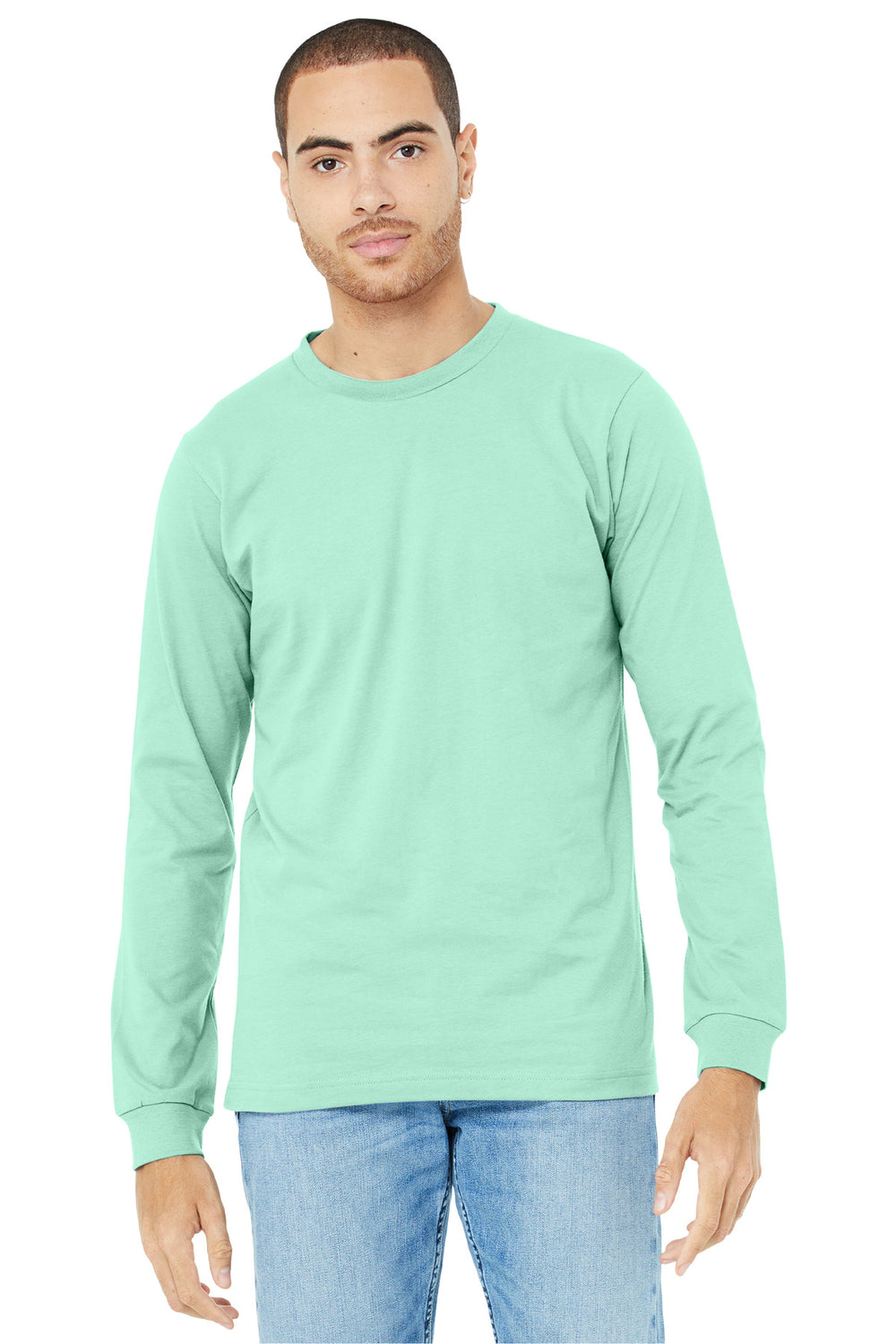 BELLA+CANVAS® Unisex Jersey Long Sleeve Tee - Mint - 2XL