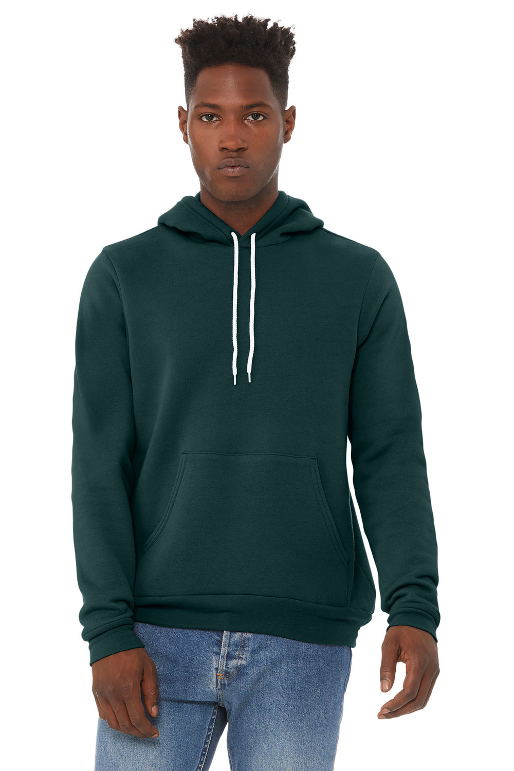 BELLA+CANVAS® Unisex Sponge Fleece Pullover Hoodie - Atlantic - 2XL