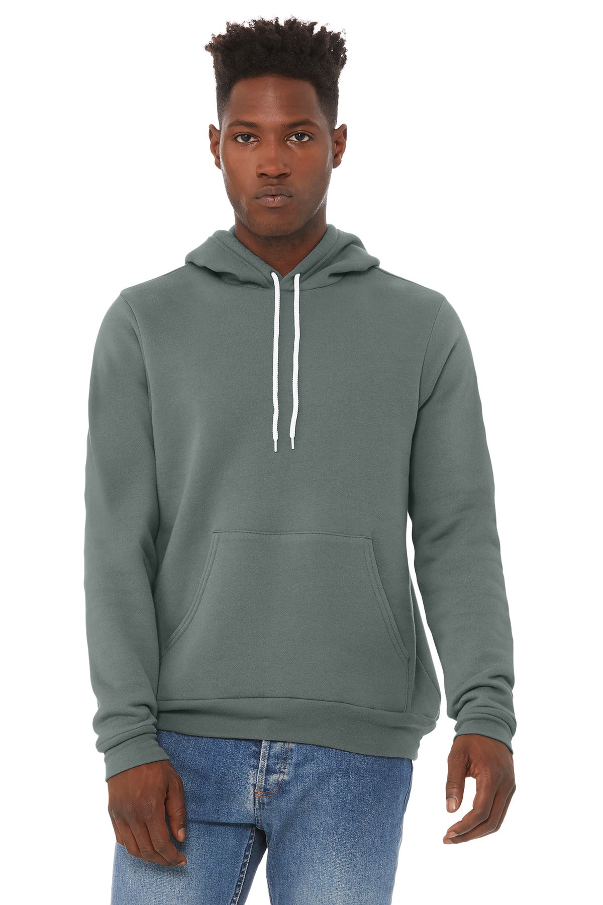 BELLA+CANVAS® Unisex Sponge Fleece Pullover Hoodie - Blue Storm - 3XL