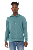 BELLA+CANVAS® Unisex Sponge Fleece Pullover Hoodie - Heather Blue Lagoon - 2XL