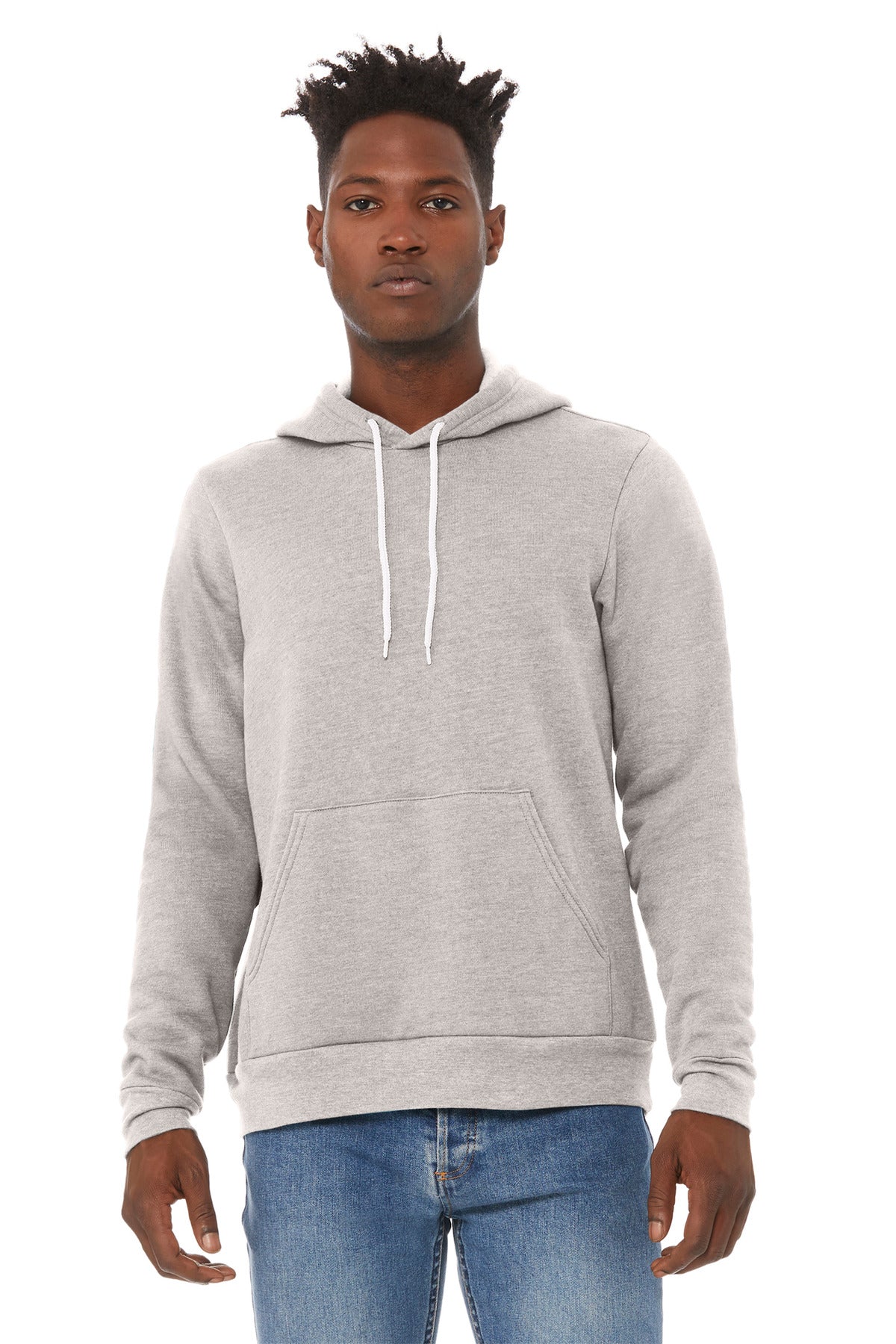 BELLA+CANVAS® Unisex Sponge Fleece Pullover Hoodie - Heather Dust - 2XL