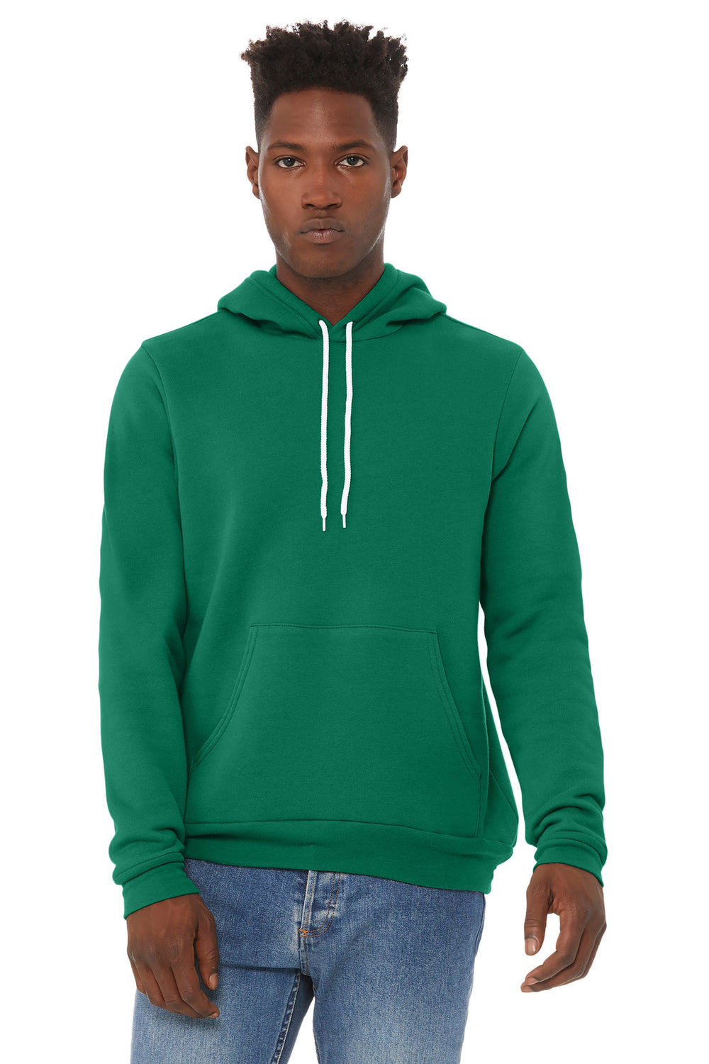 BELLA+CANVAS® Unisex Sponge Fleece Pullover Hoodie - Kelly - 2XL