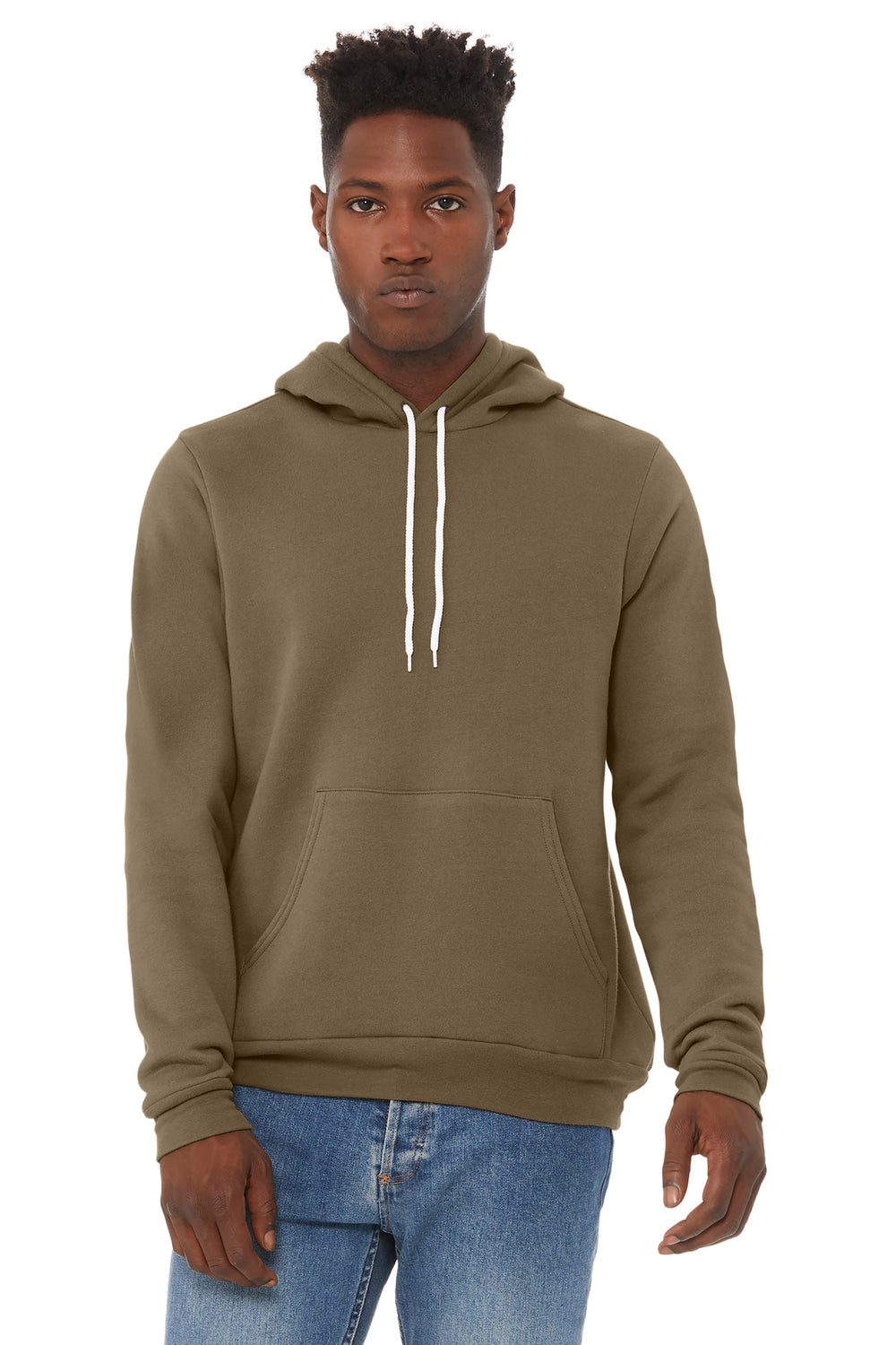 BELLA+CANVAS® Unisex Sponge Fleece Pullover Hoodie - Vintage Brown - 2XL