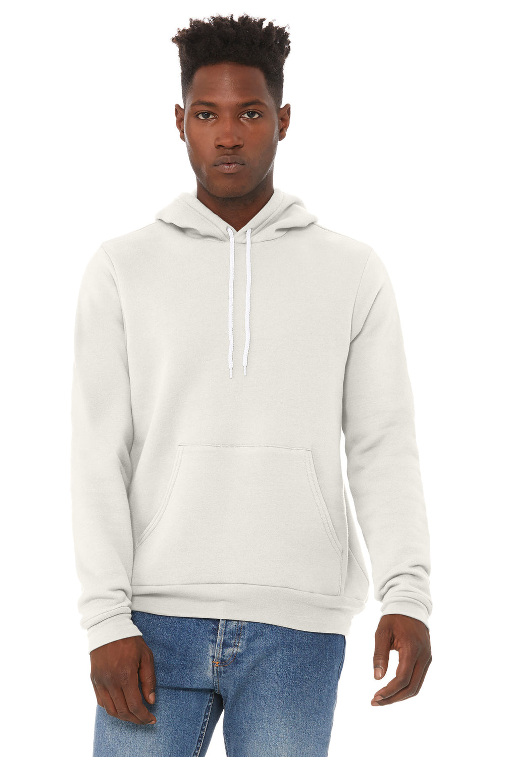 BELLA+CANVAS® Unisex Sponge Fleece Pullover Hoodie - Vintage White - 2XL