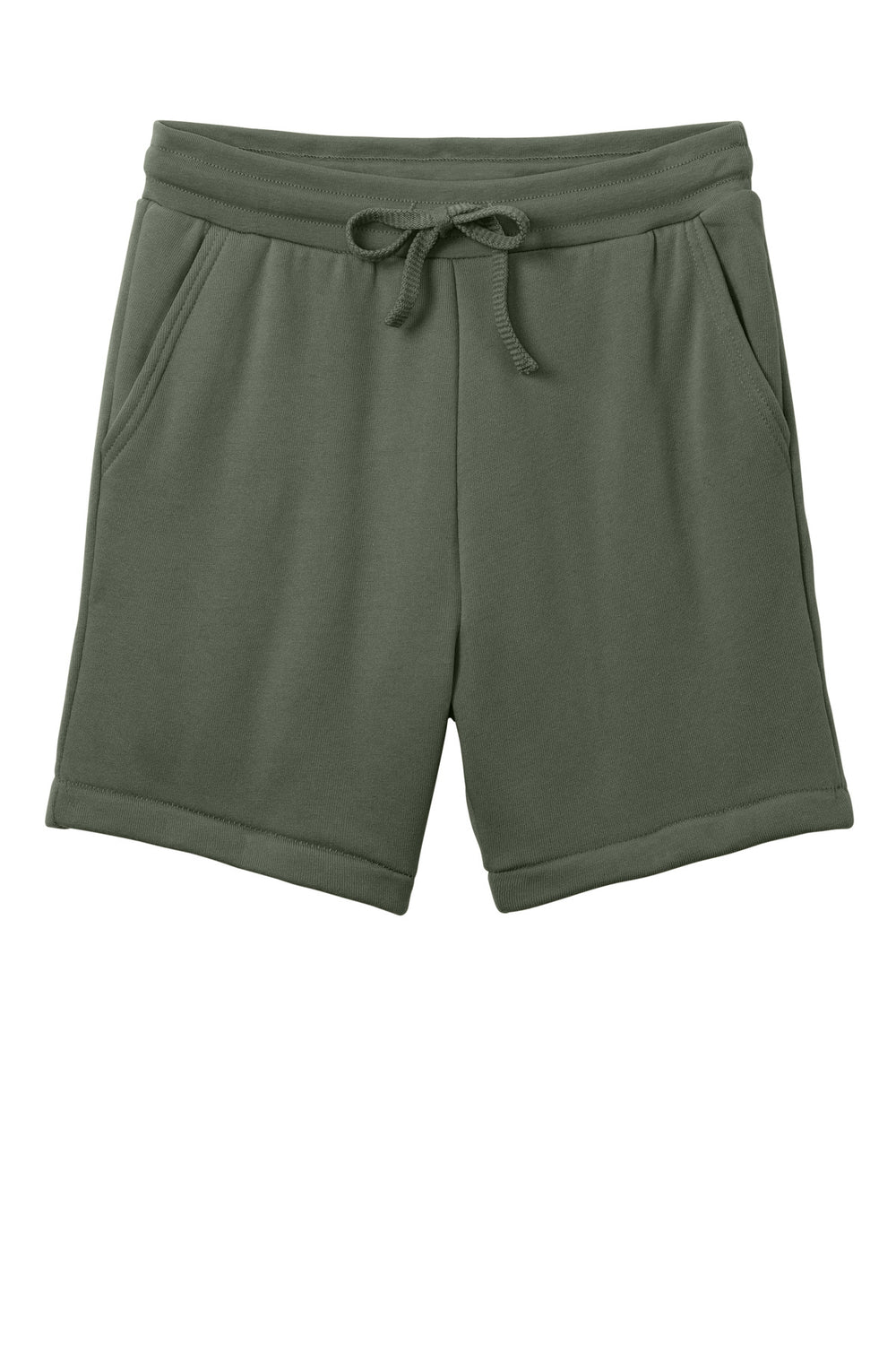 BELLA+CANVAS® Unisex Sponge Fleece Sweatshort - Military Green - XS