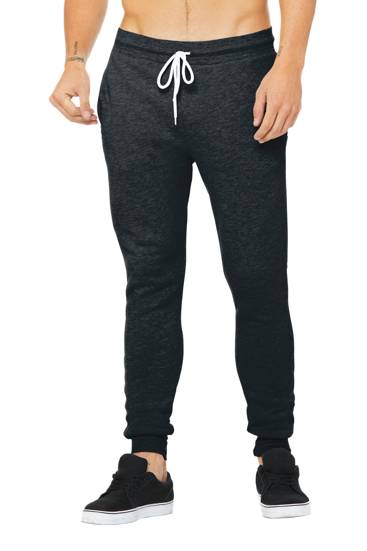 BELLA+CANVAS® Unisex Jogger Sweatpants - Dark  Grey Heather - XS