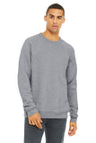 BELLA+CANVAS® Unisex Sponge Fleece Raglan Sweatshirt - Athletic Heather - XS