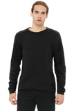 BELLA+CANVAS® Unisex Sponge Fleece Raglan Sweatshirt - Black - XS