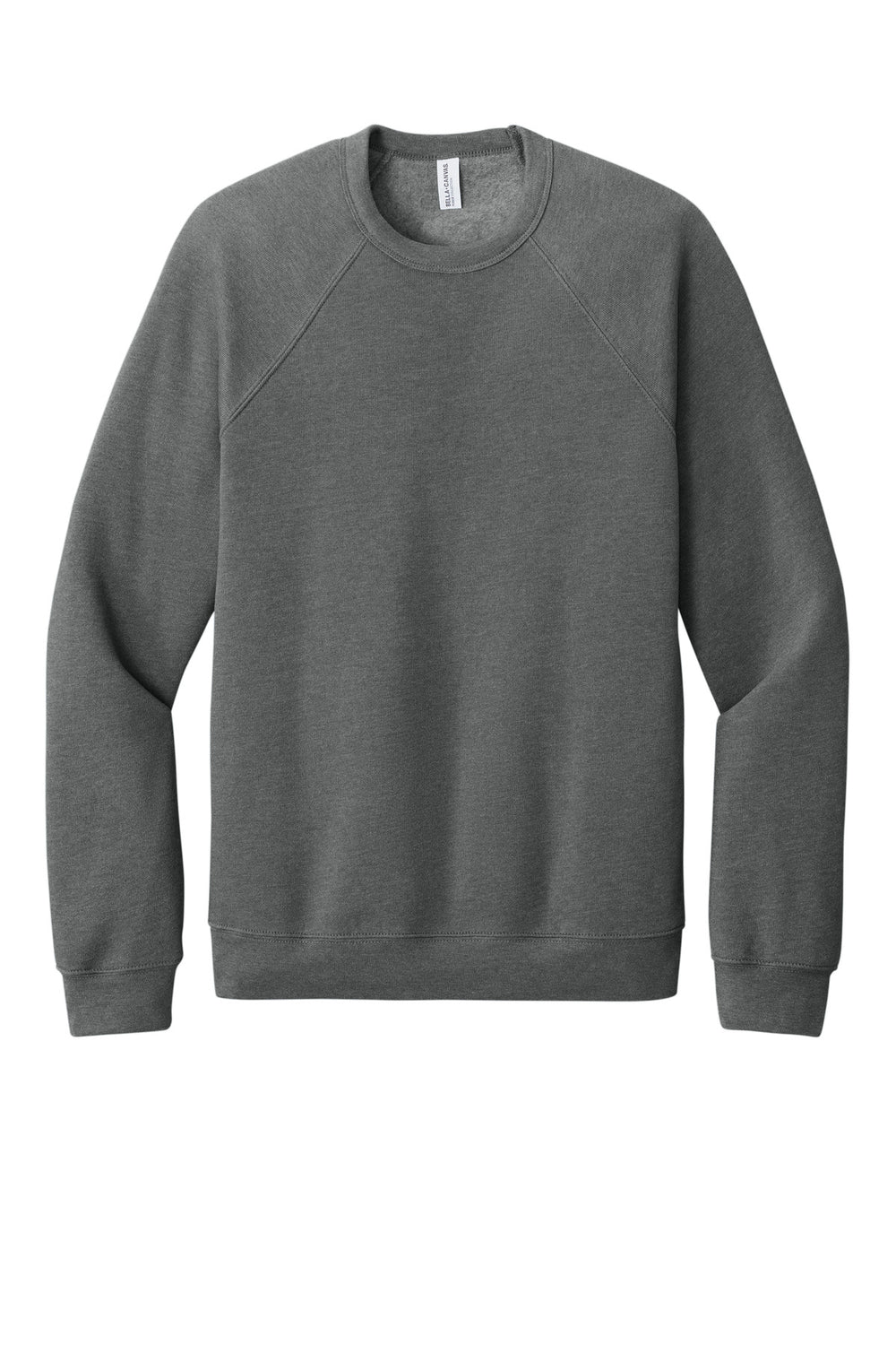 BELLA+CANVAS® Unisex Sponge Fleece Raglan Sweatshirt - Deep Heather - 2XL