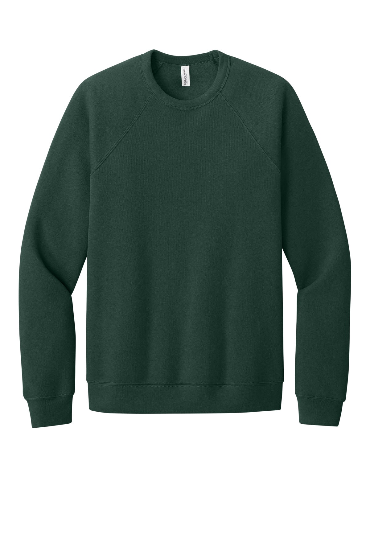 BELLA+CANVAS® Unisex Sponge Fleece Raglan Sweatshirt - Forest - 2XL
