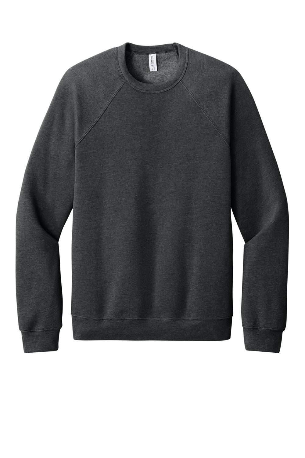 BELLA+CANVAS® Unisex Sponge Fleece Raglan Sweatshirt - Grey Acid Fleece - 2XL