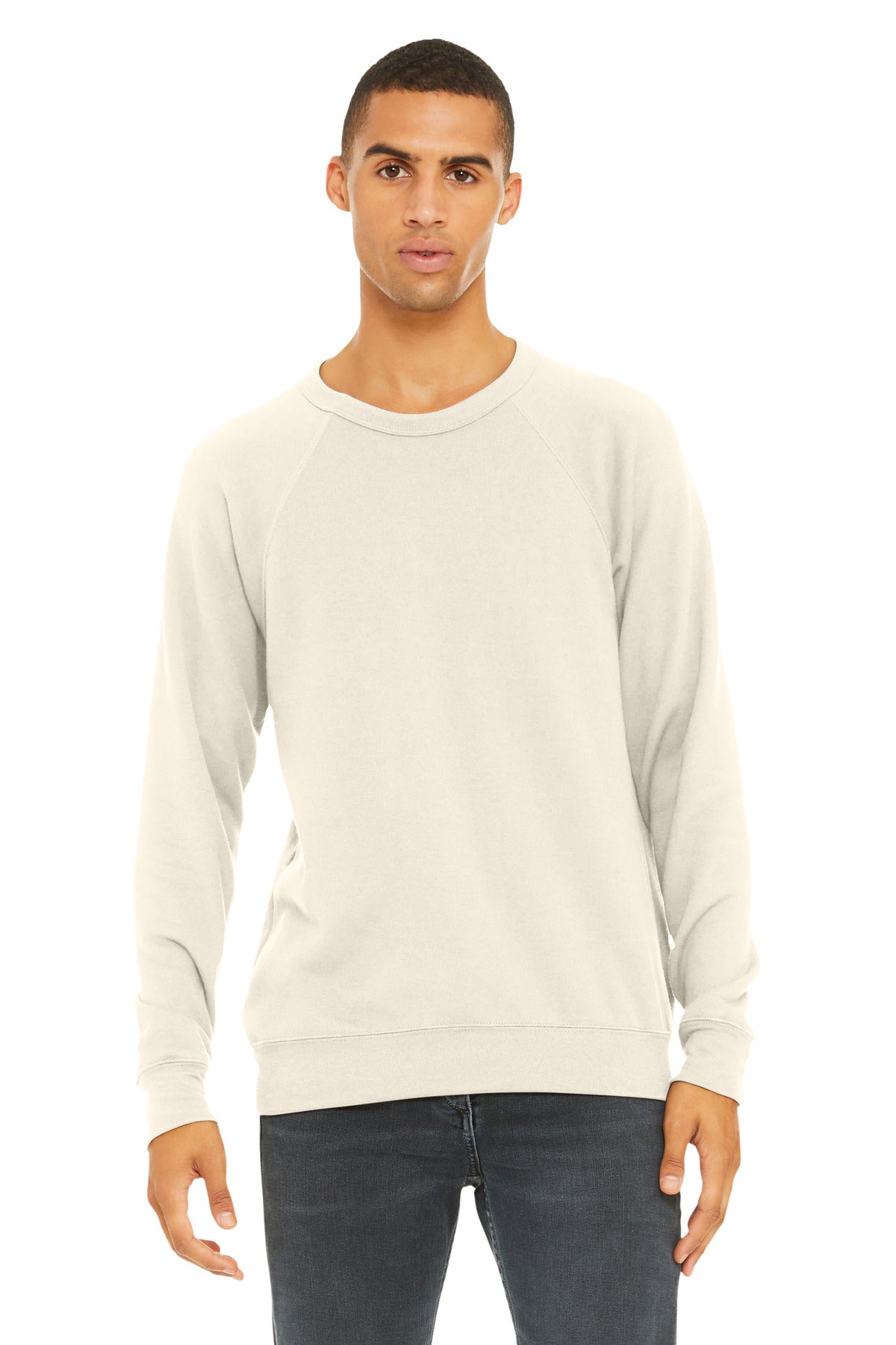 BELLA+CANVAS® Unisex Sponge Fleece Raglan Sweatshirt - Natural - 3XL
