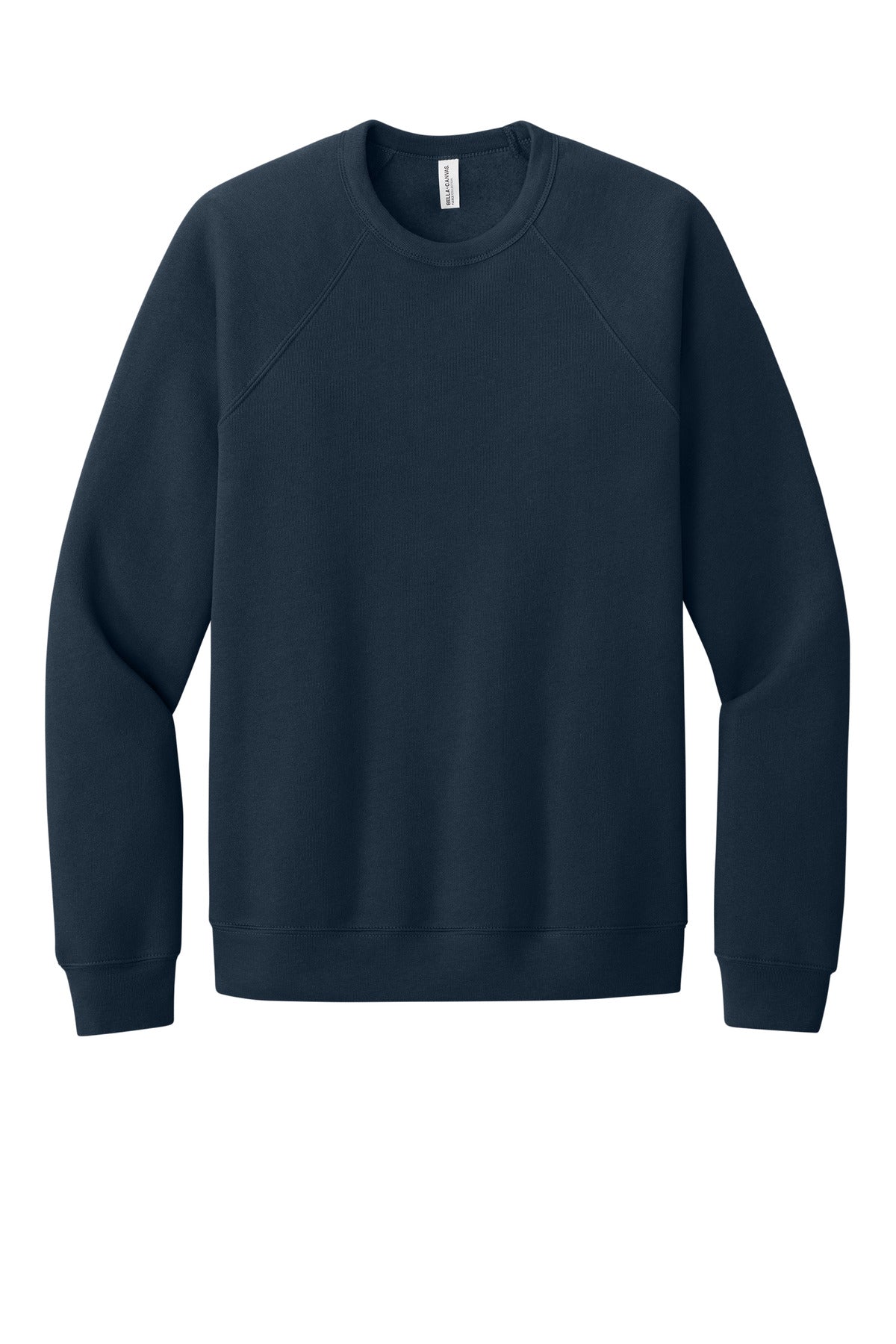 BELLA+CANVAS® Unisex Sponge Fleece Raglan Sweatshirt - Navy - 2XL