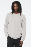 BELLA+CANVAS® Unisex Sponge Fleece Raglan Sweatshirt - Silver - 2XL