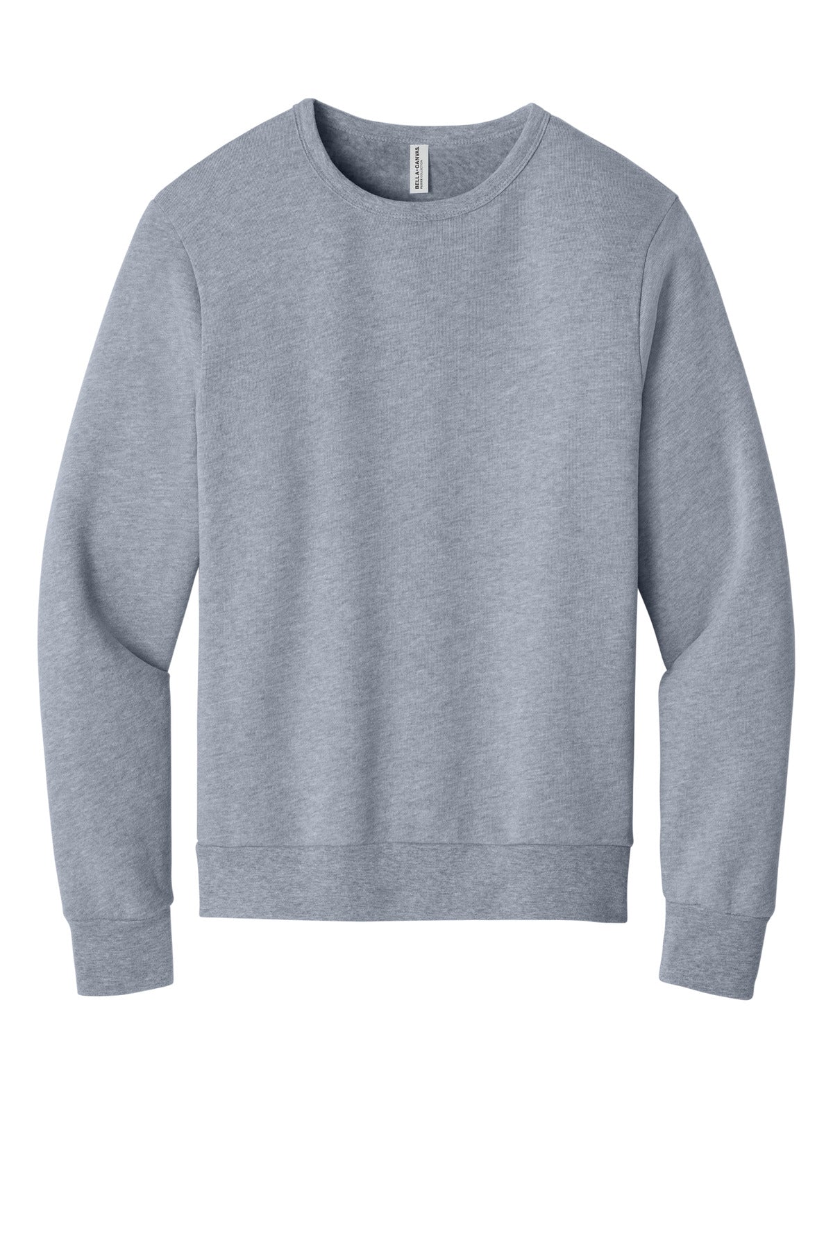 BELLA+CANVAS® Unisex Sponge Fleece Classic Crewneck Sweatshirt - Athletic Heather - XS