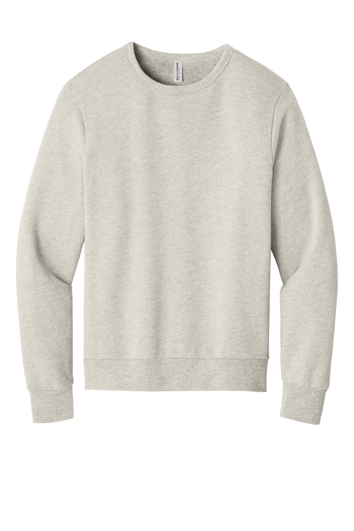 BELLA+CANVAS® Unisex Sponge Fleece Classic Crewneck Sweatshirt - Heather Dust - XS