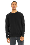 BELLA+CANVAS® Unisex Sponge Fleece Drop Shoulder Sweatshirt - Black - XS