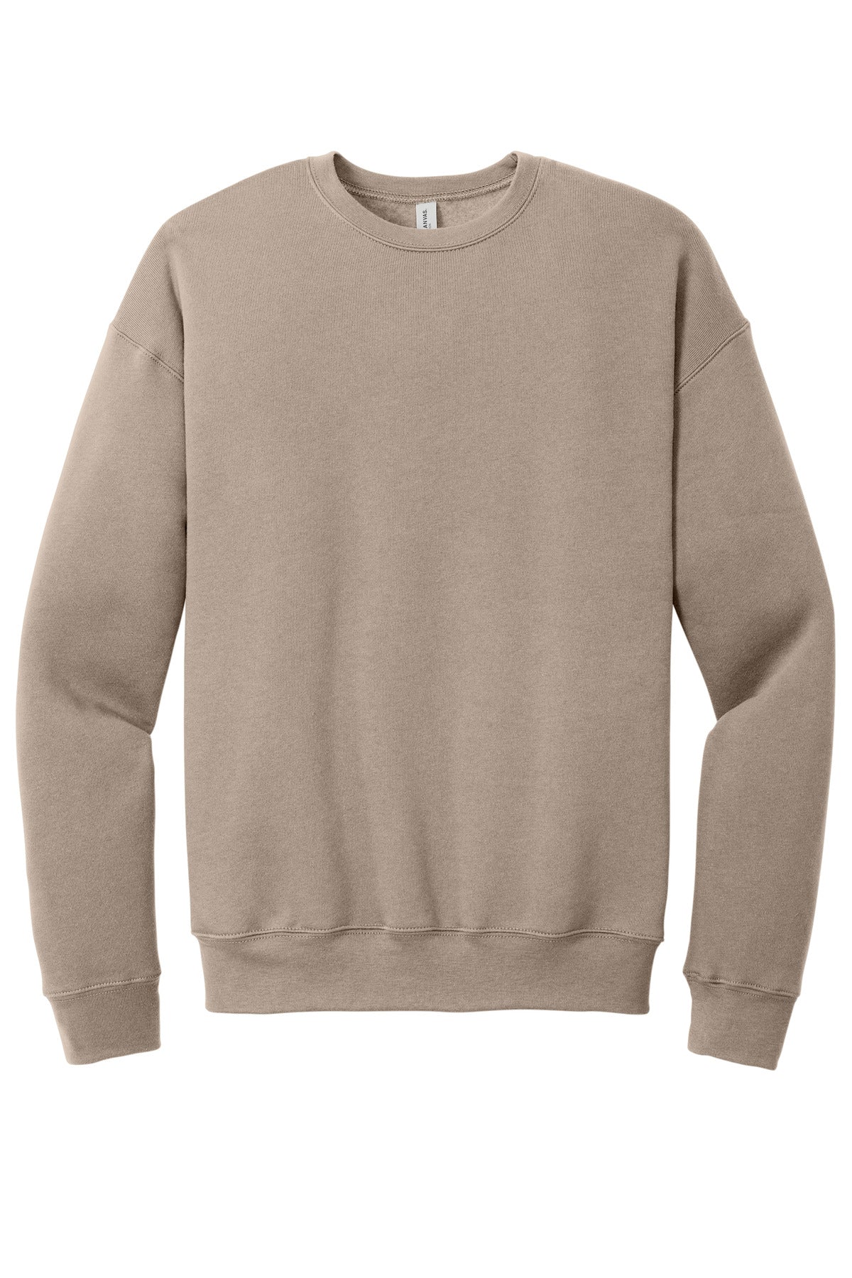 BELLA+CANVAS® Unisex Sponge Fleece Drop Shoulder Sweatshirt - Tan - 2XL