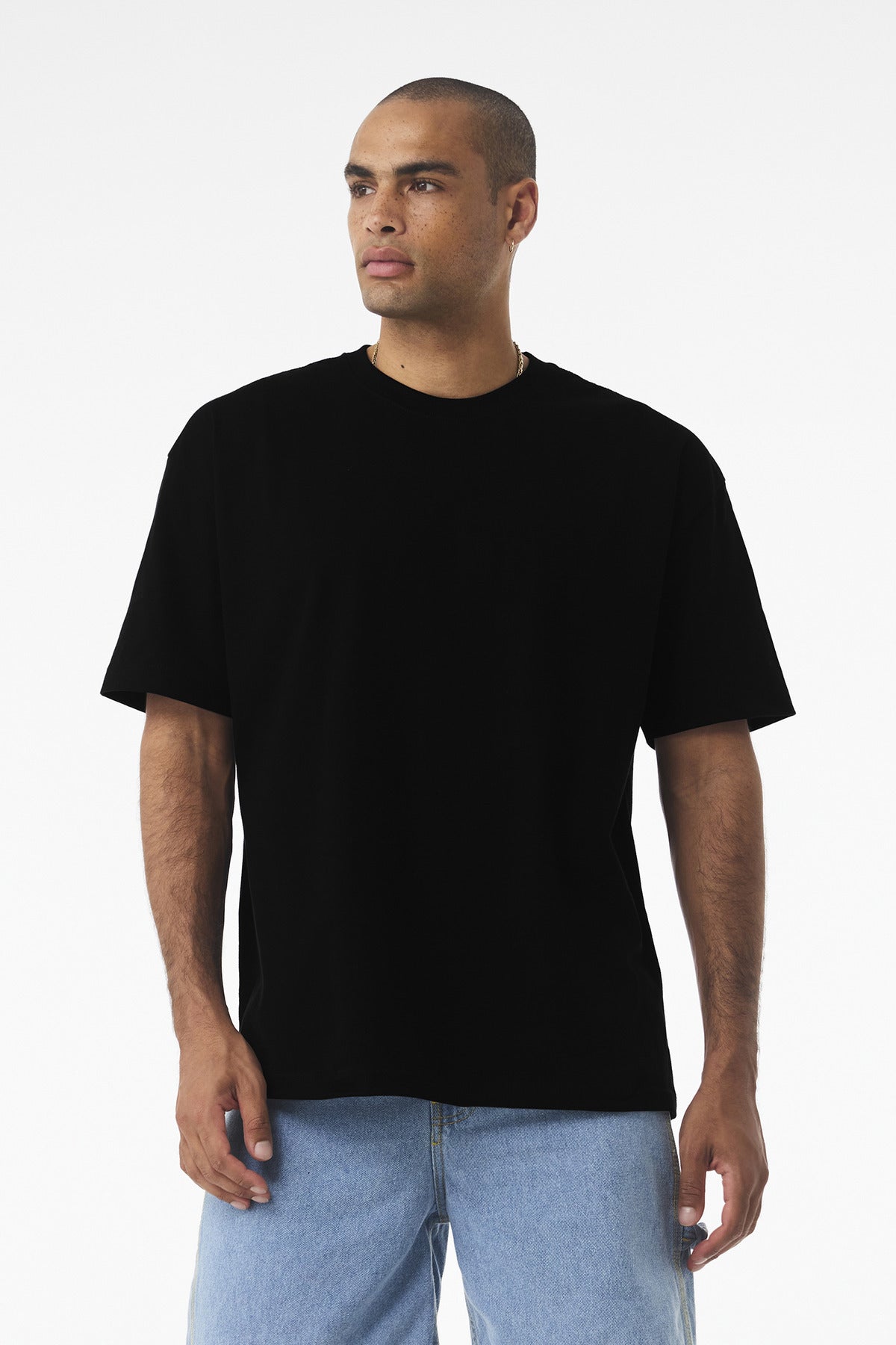 BELLA+CANVAS® Unisex 7.5-Ounce Heavyweight Tee - Black - XS