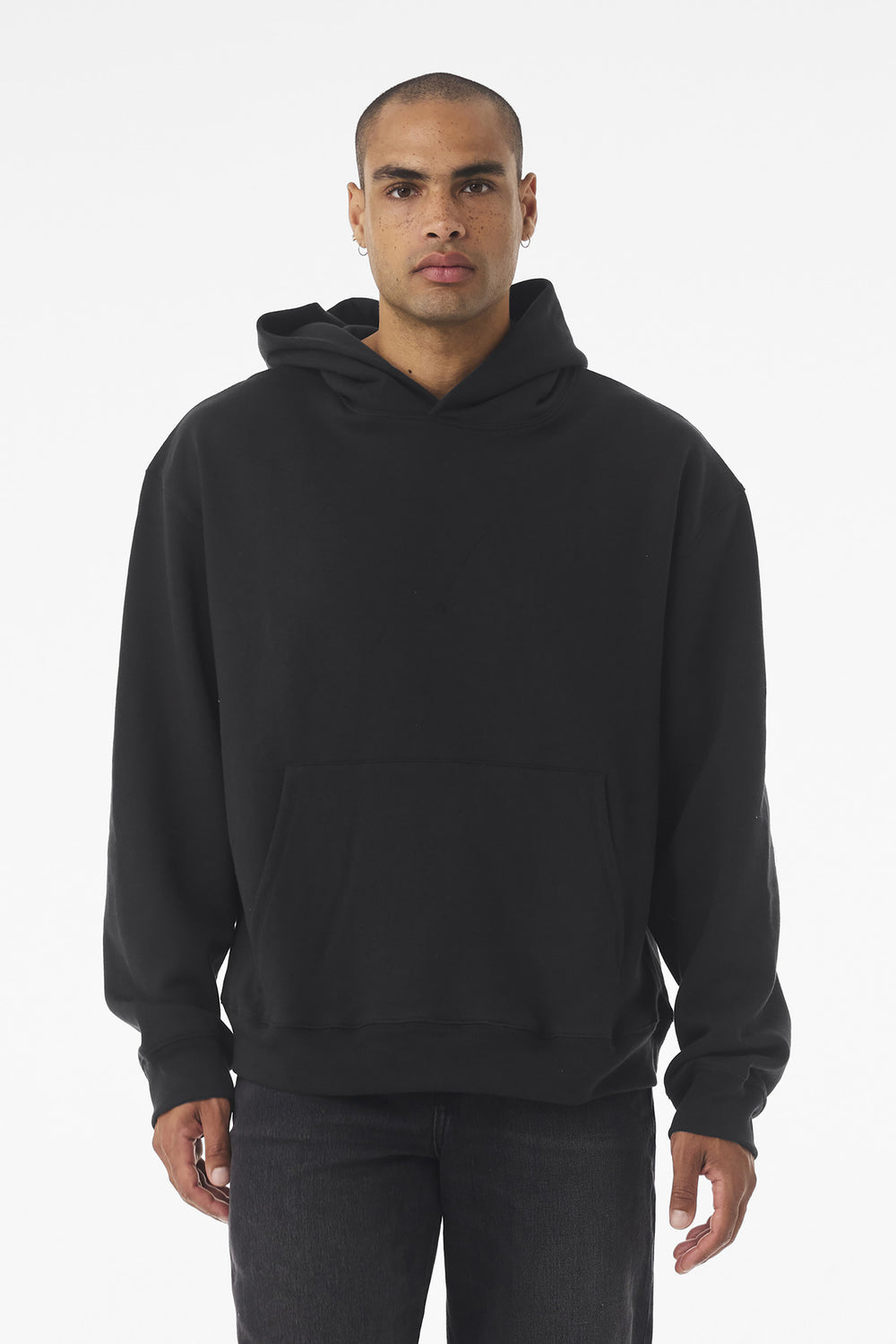 BELLA+CANVAS® Unisex 10-Ounce Heavyweight Pullover Hoodie - Vintage Black - XS