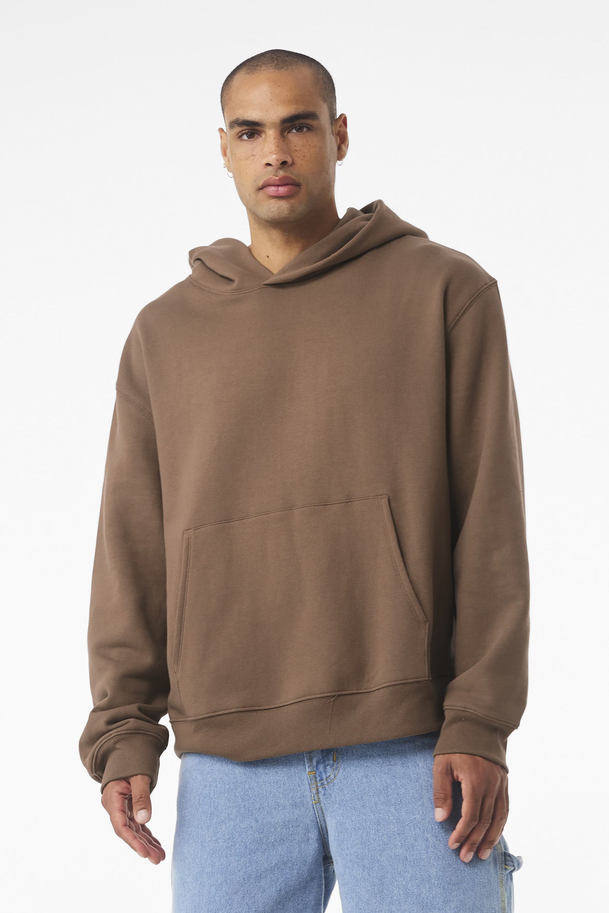 BELLA+CANVAS® Unisex 10-Ounce Heavyweight Pullover Hoodie - Vintage Brown - XS