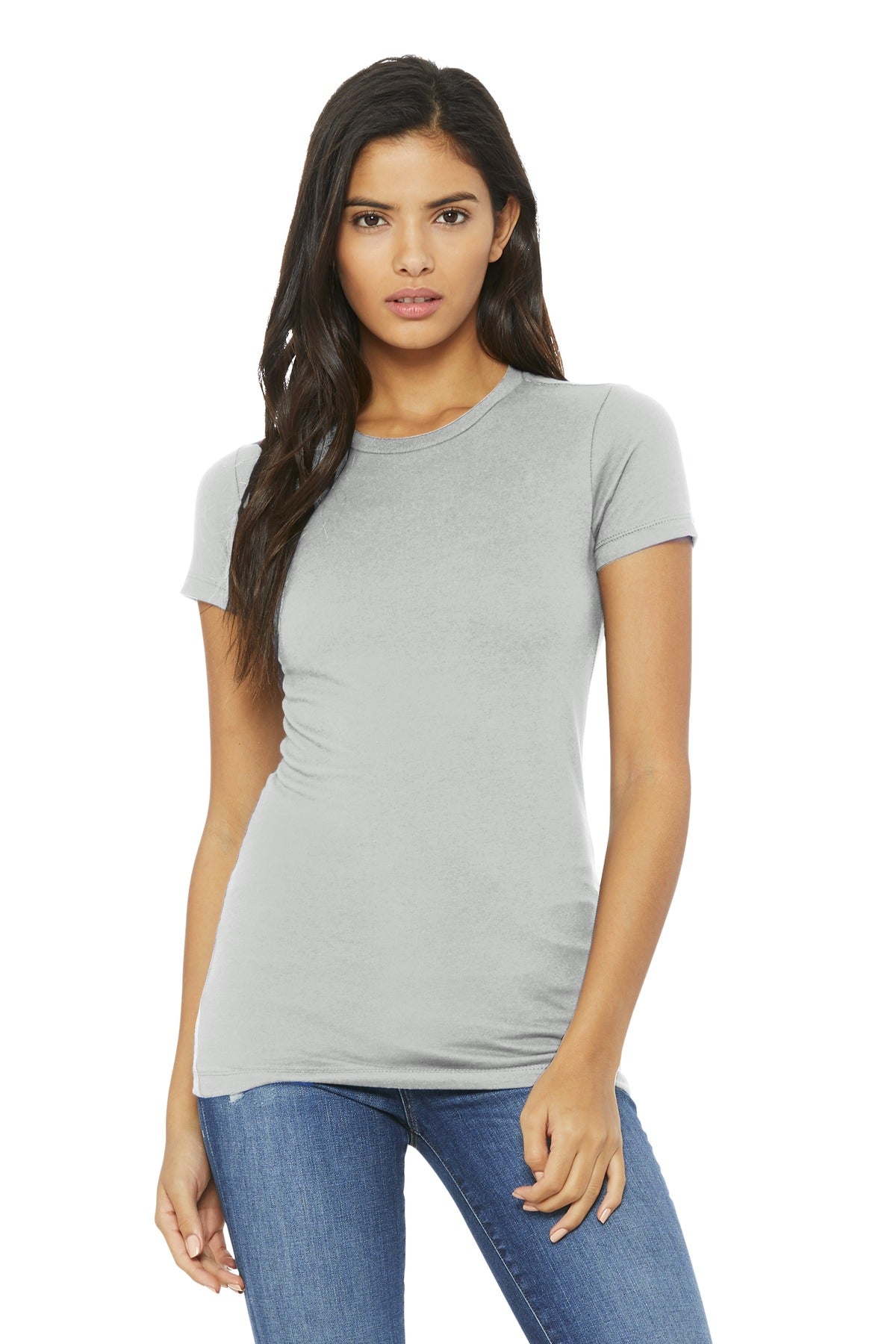 BELLA+CANVAS® Women’s Slim Fit Tee - Silver - S