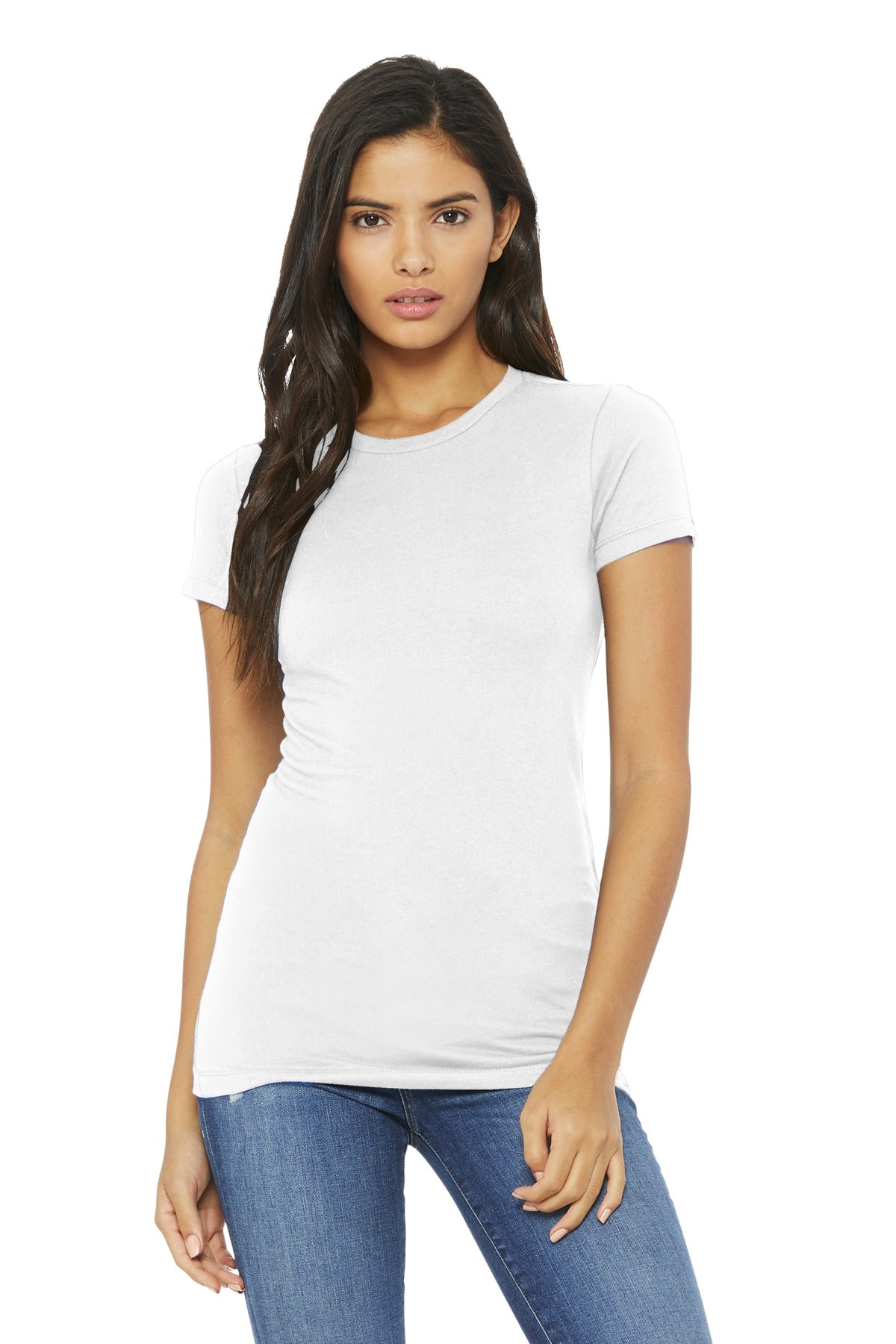 BELLA+CANVAS® Women’s Slim Fit Tee - White - S