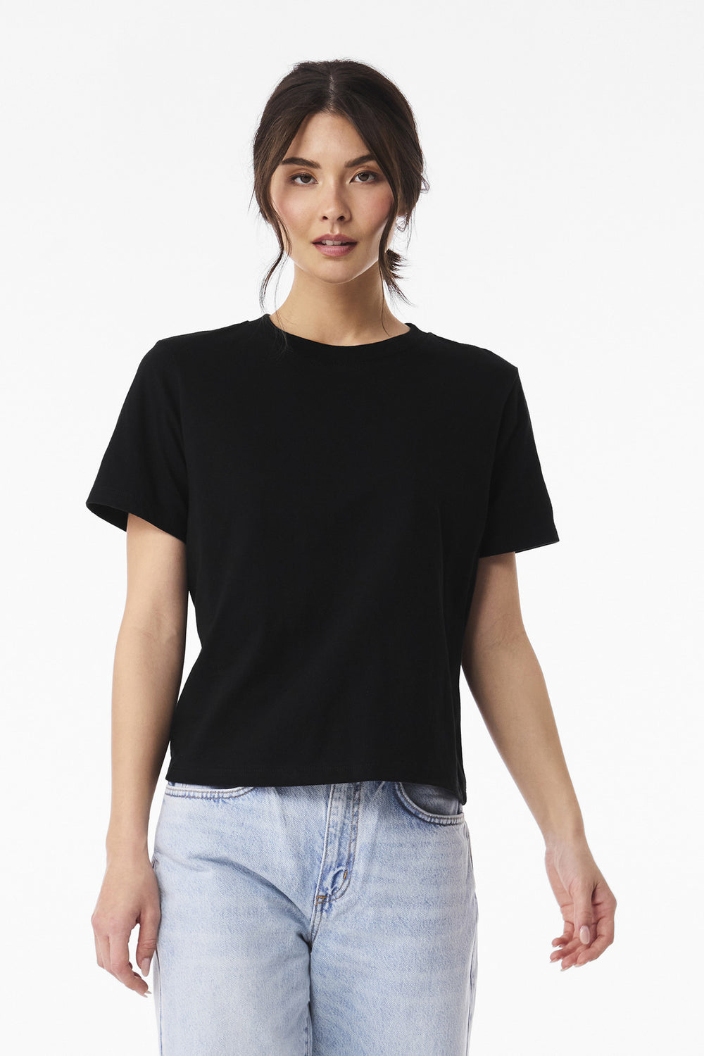 BELLA+CANVAS® Women’s 6-Ounce Heavyweight Tee - Black - XS