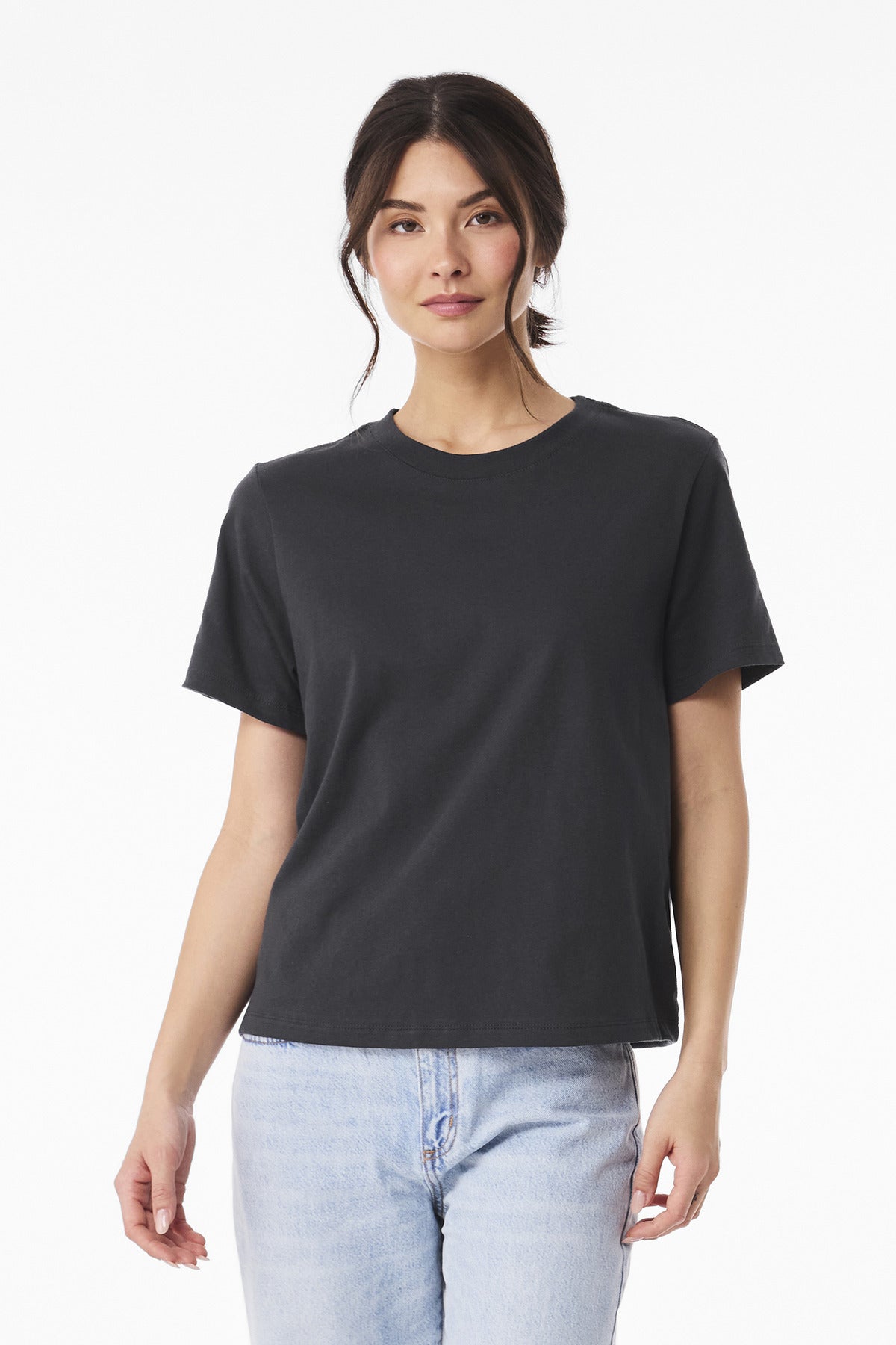 BELLA+CANVAS® Women’s 6-Ounce Heavyweight Tee - Dark Grey - XS