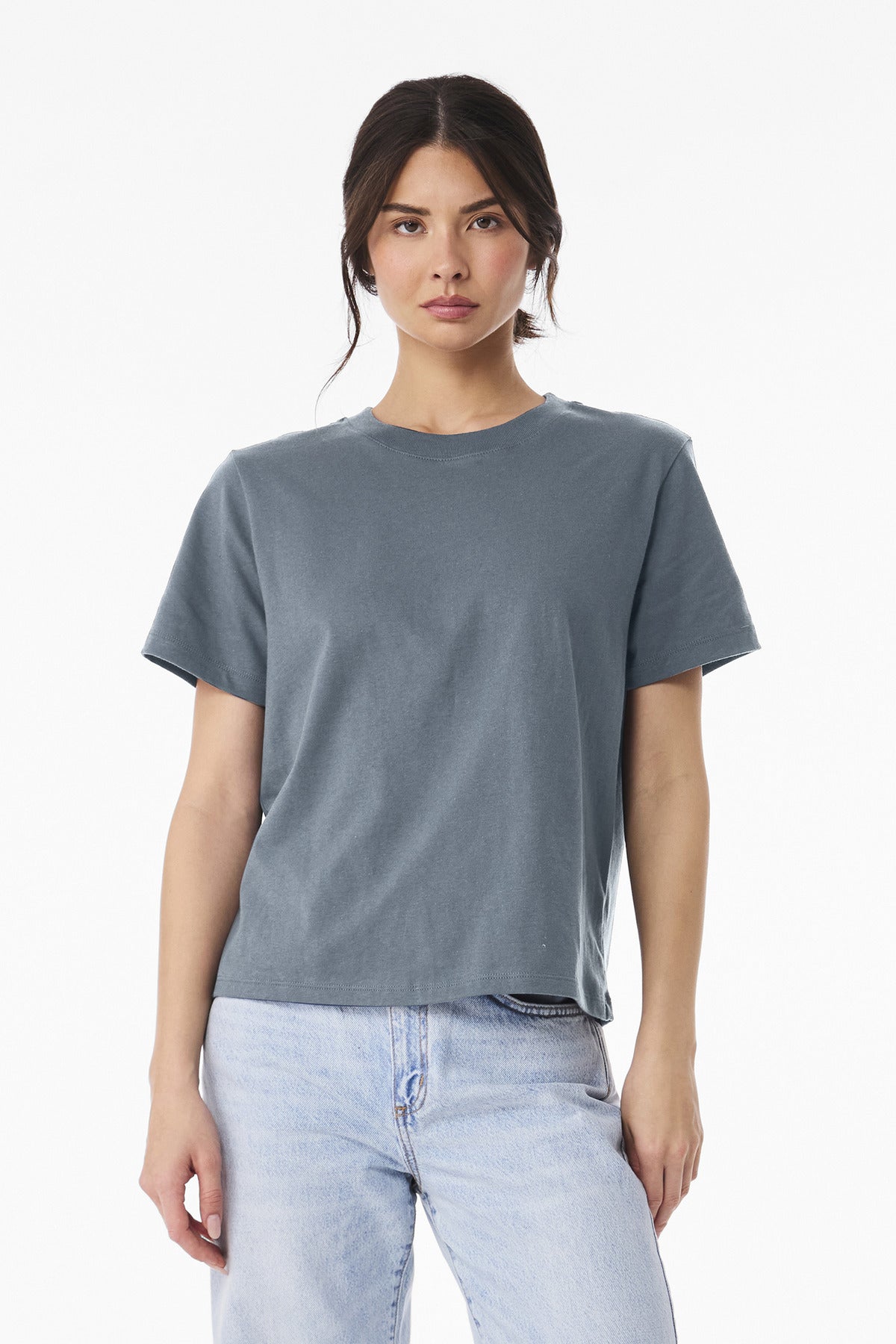 BELLA+CANVAS® Women’s 6-Ounce Heavyweight Tee - Vintage Denim - XS