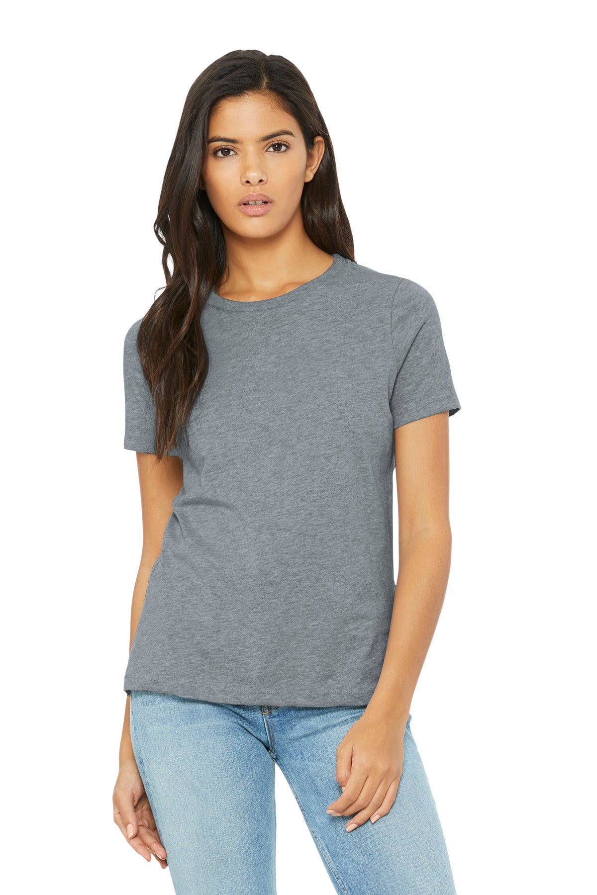 BELLA+CANVAS® Women’s Relaxed CVC Tee - Athletic Heather - S
