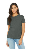 BELLA+CANVAS® Women’s Relaxed CVC Tee - Deep Heather - S