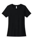 BELLA+CANVAS® Women’s Relaxed CVC Tee - Solid Black Blend - 2XL