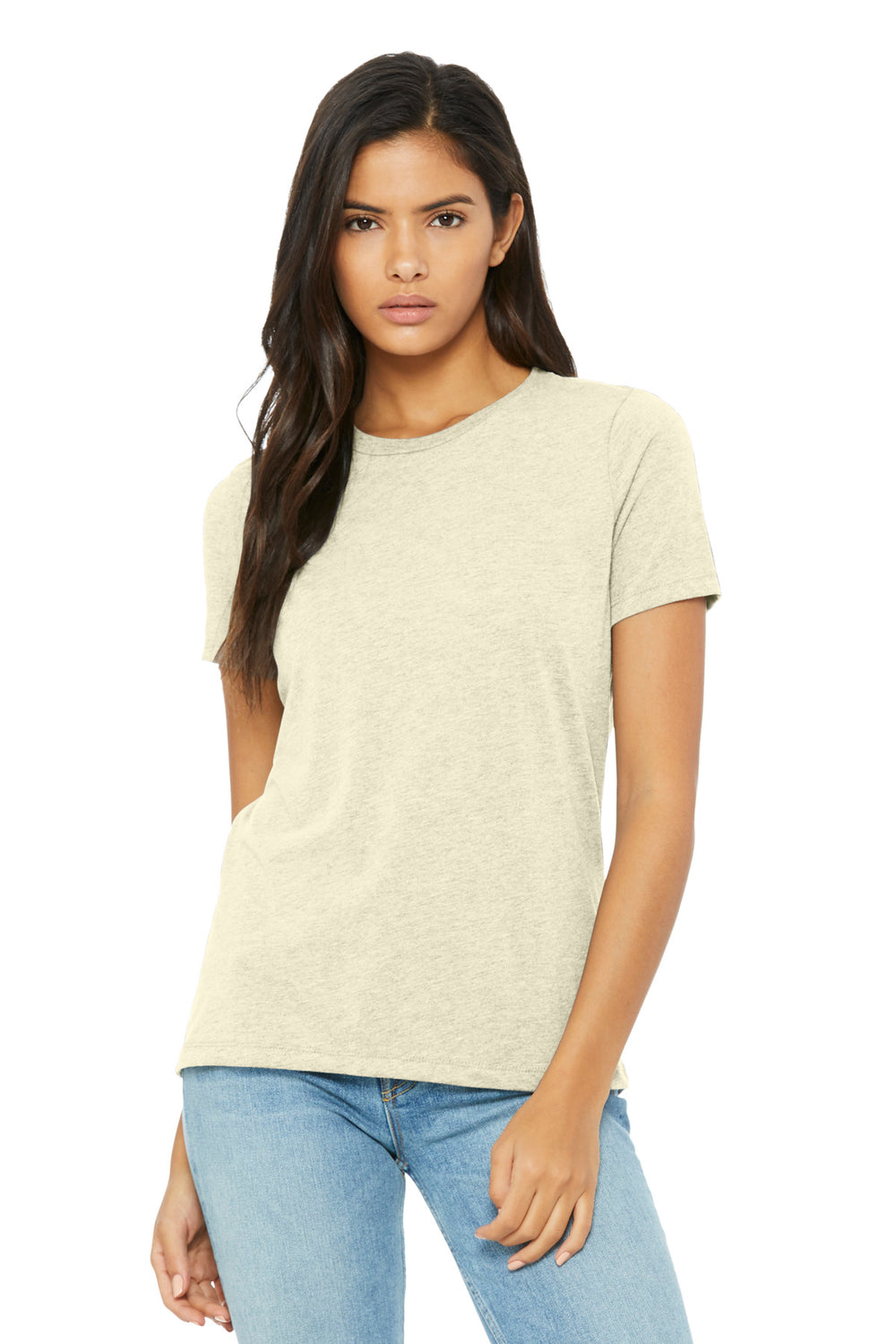 BELLA+CANVAS® Women’s Relaxed Triblend Tee - Oatmeal Triblend - 2XL