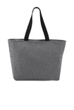 Port AuthorityÂ® Essential Zip Tote. BG410 - Heather Grey - OSFA
