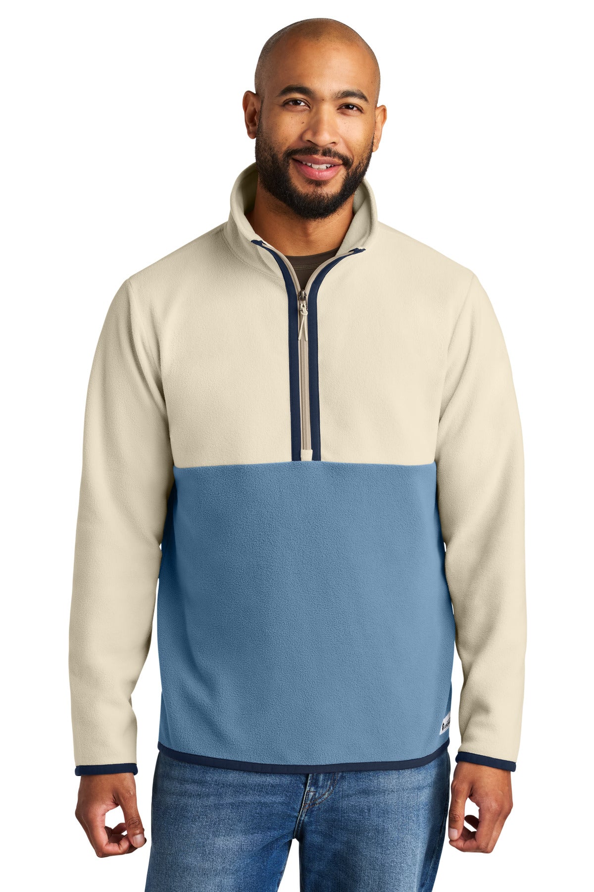 Cotopaxi® Amado 1/2-Zip Fleece - Cream/ Fjord - S