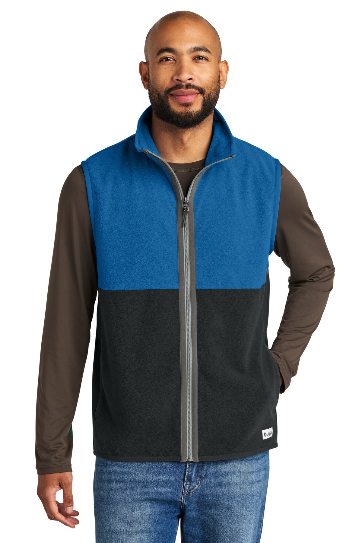 Cotopaxi® Amado Fleece Vest - Atlantic/ Black - S