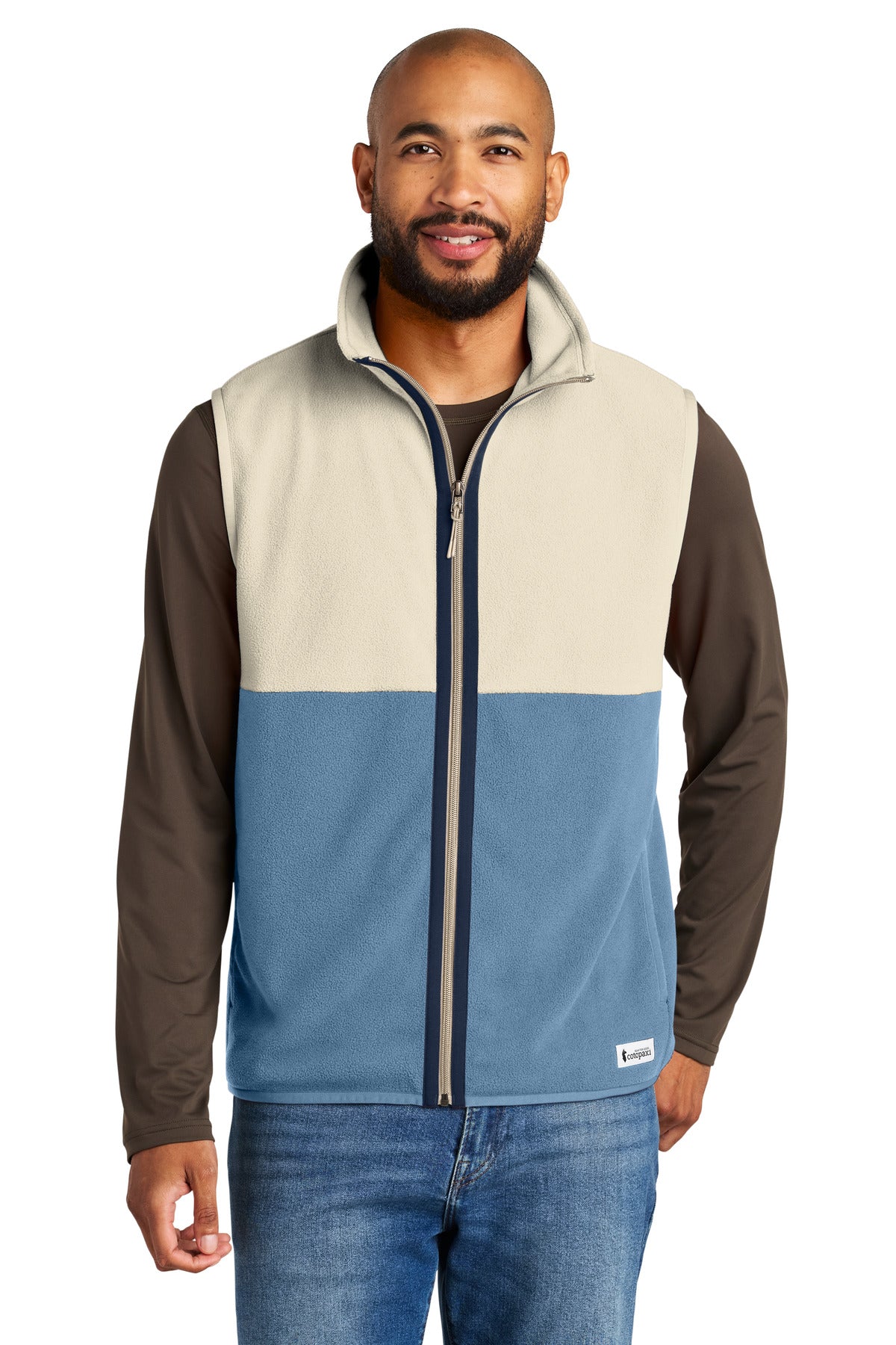 Cotopaxi® Amado Fleece Vest - Cream/ Fjord - S