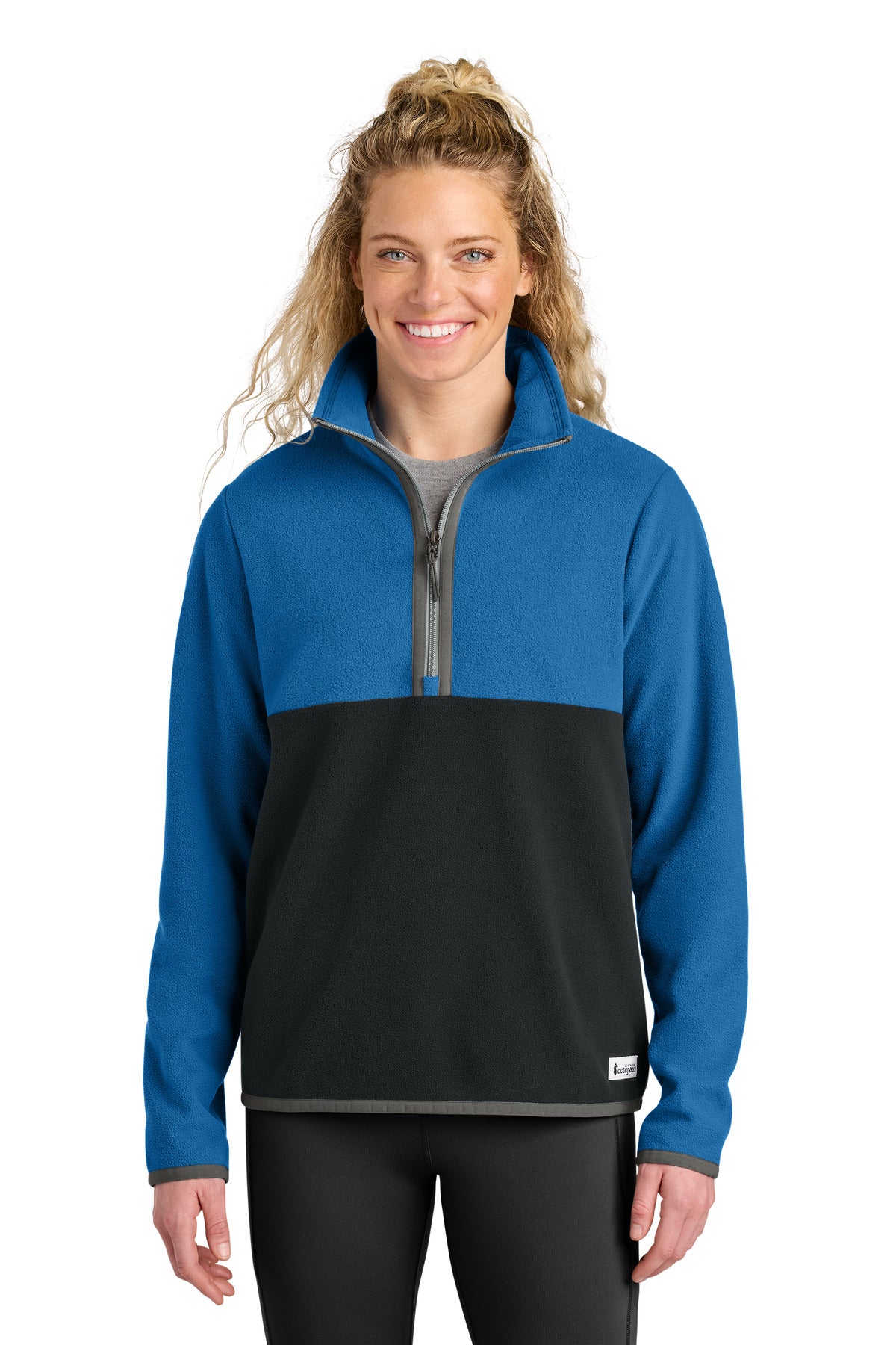 Cotopaxi® Women’s Amado 1/2-Zip Fleece - Atlantic/ Black - S