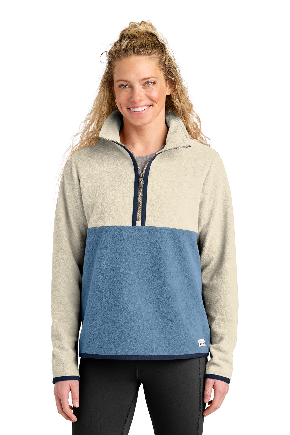Cotopaxi® Women’s Amado 1/2-Zip Fleece - Cream/ Fjord - S