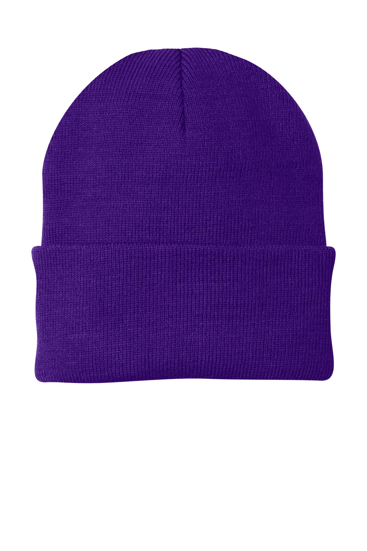 Port & Coâ„¢ Knit Cap.  CP90 - Athletic Purple - OSFA