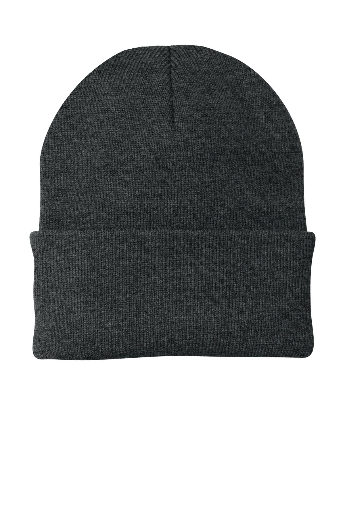 Port & Coâ„¢ Knit Cap.  CP90 - Charcoal Heather - OSFA