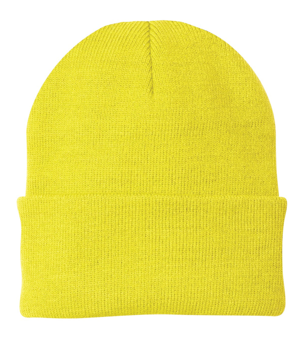 Port & Coâ„¢ Knit Cap.  CP90 - Neon Yellow - OSFA