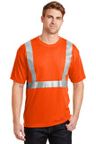 CornerStone® ANSI 107 Class 2 Safety T-Shirt - Safety Orange/ Reflective - XS