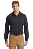 CornerStone® Select Long Sleeve Snag-Proof Tactical Polo - Charcoal - XS