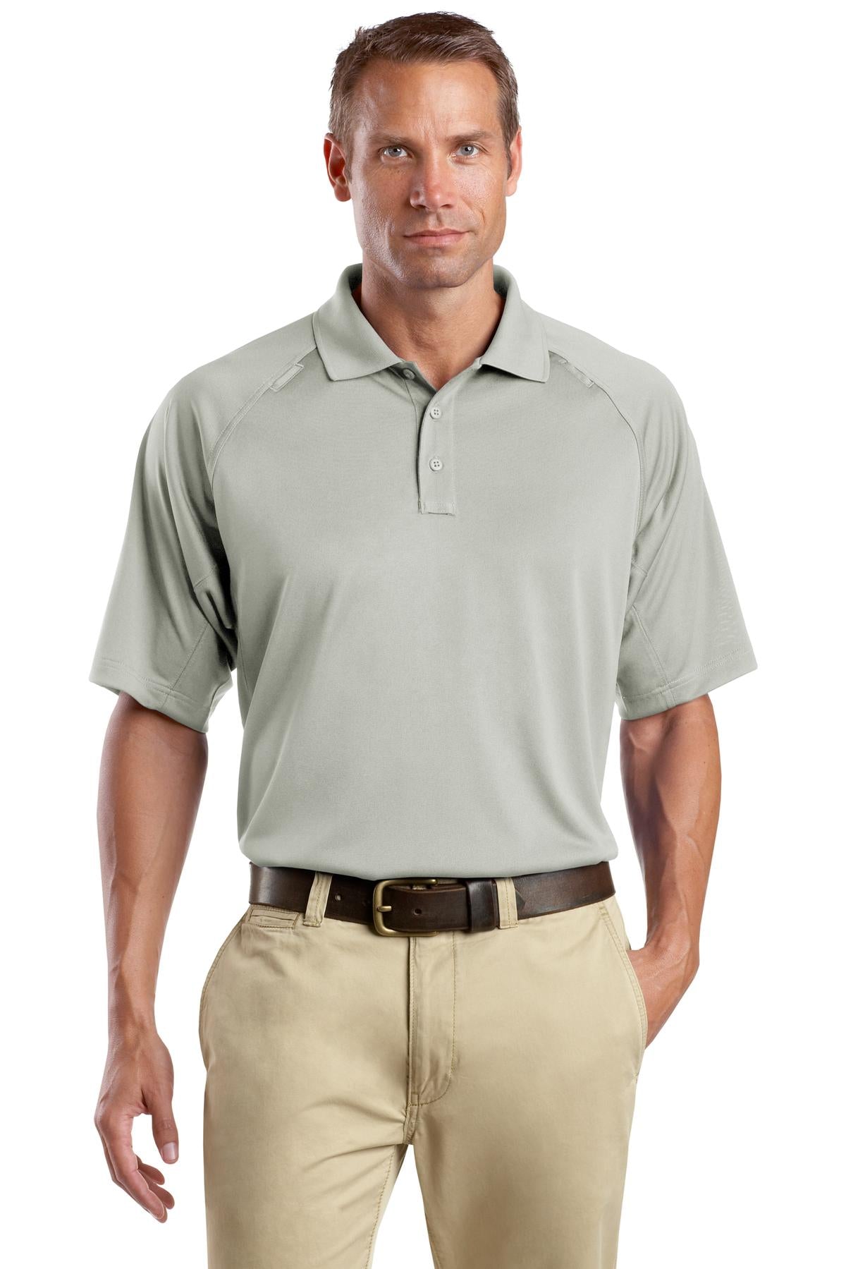 CornerStone® Select Snag-Proof Tactical Polo - Light Grey - XS