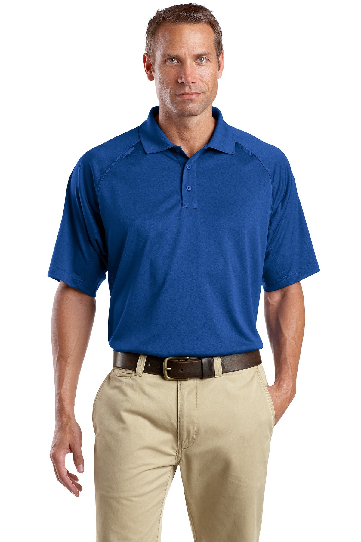 CornerStone® Select Snag-Proof Tactical Polo - Royal - XS