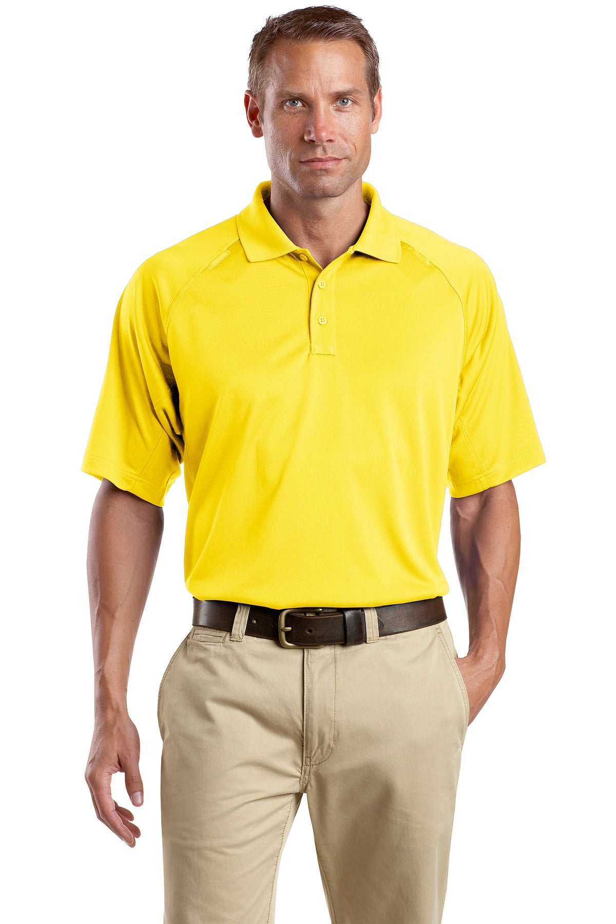 CornerStone® Select Snag-Proof Tactical Polo - Yellow - XS