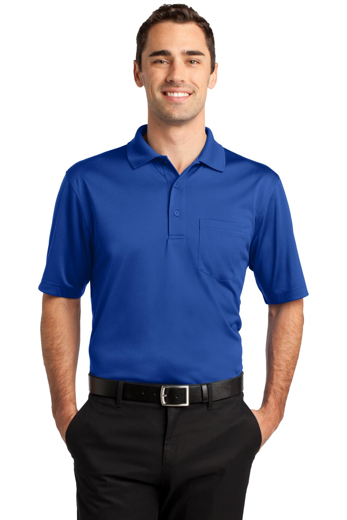 CornerStone® Select Snag-Proof Pocket Polo - Royal - XS