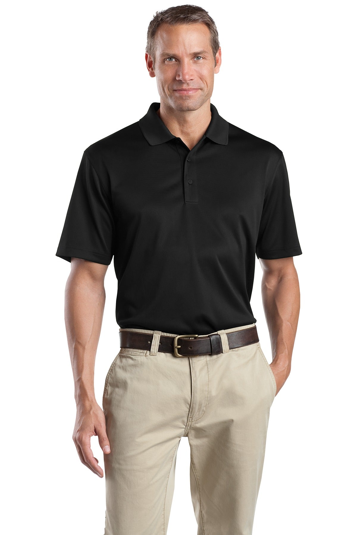 CornerStone® Select Snag-Proof Polo - Black - XS